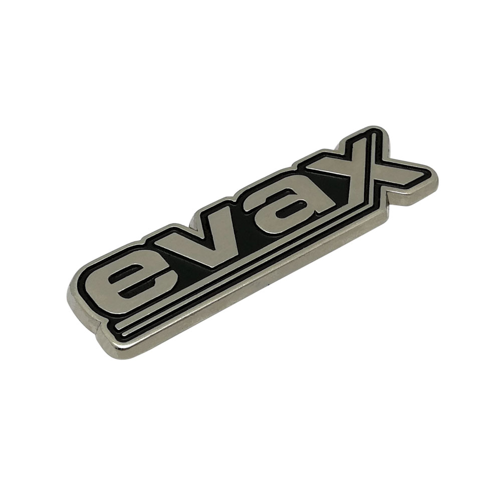 evax 3d metal döküm etiket