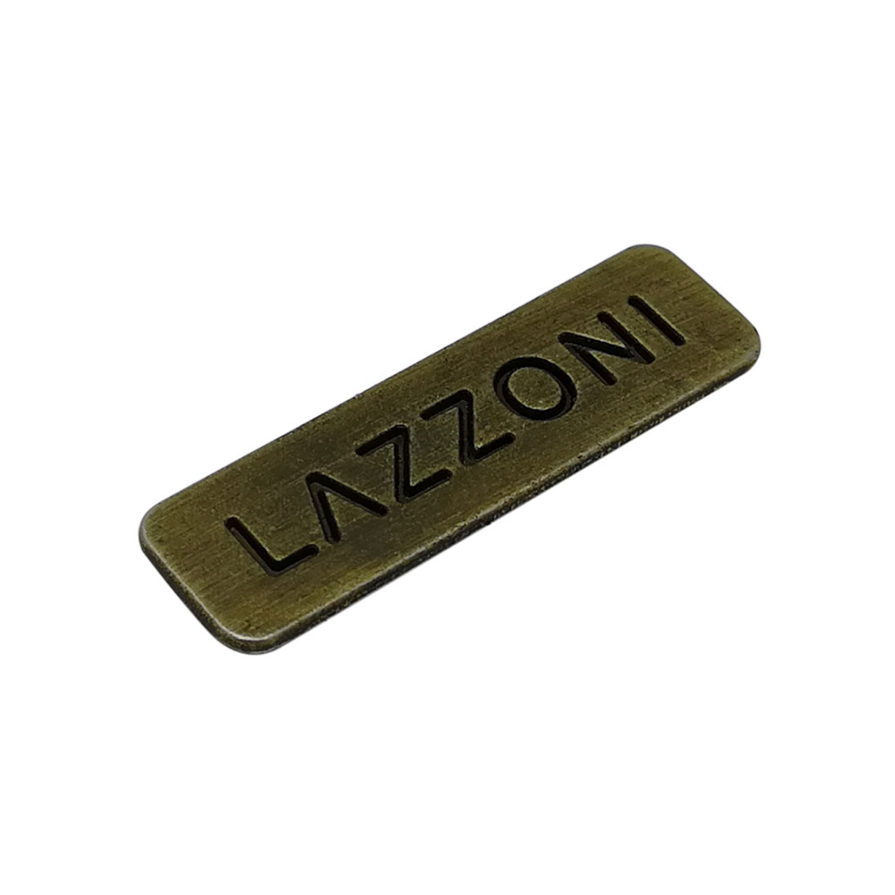 lazzoni 3d metal etiket