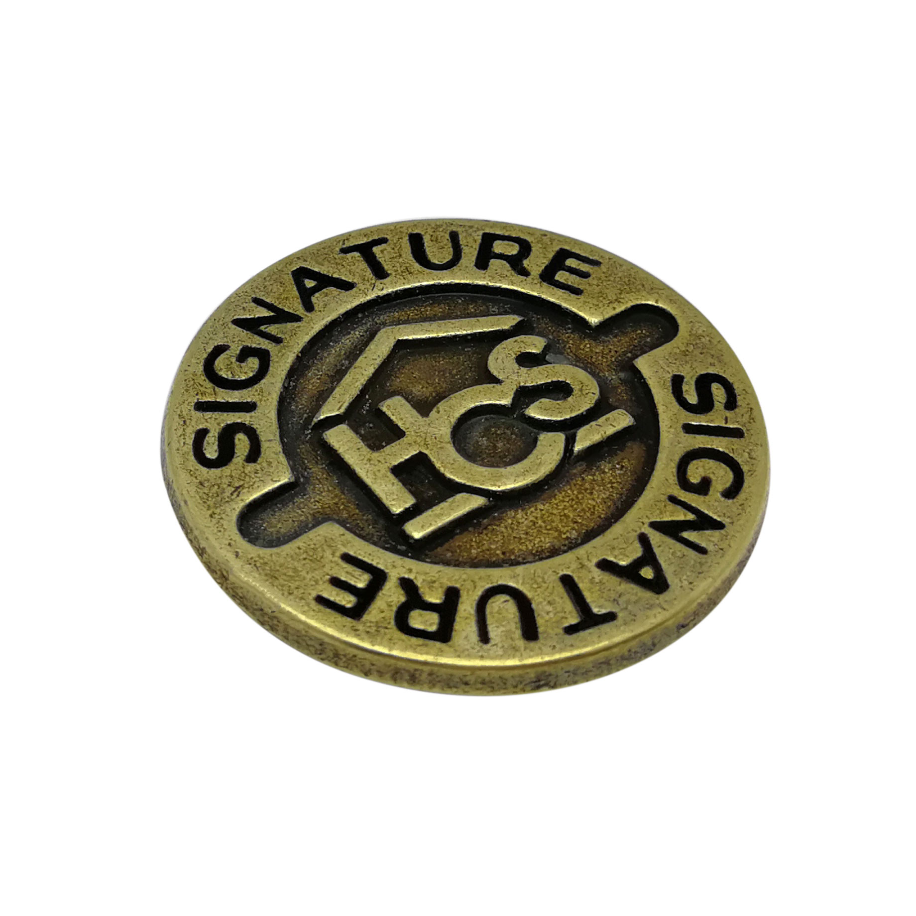 sıgnature 3d metal etiket
