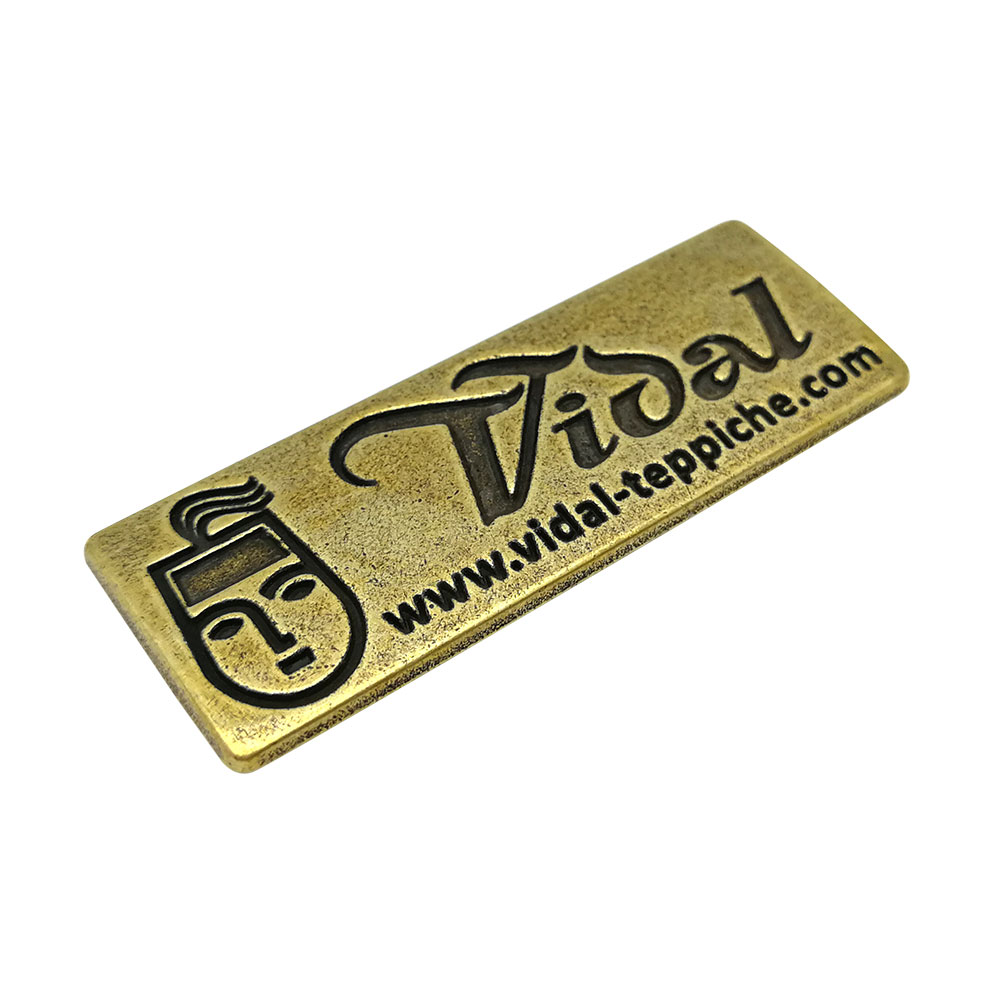 vidal 3d metal döküm etiket
