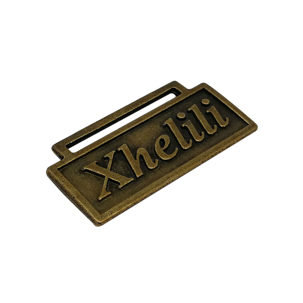 xhelili 3d metal döküm etiket