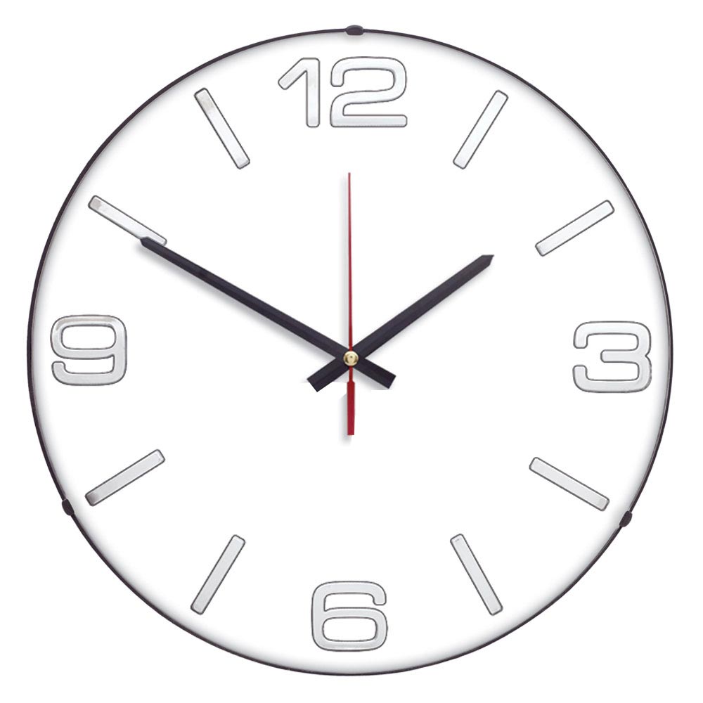 1160 - BZ Curved Glass Wall Clocks