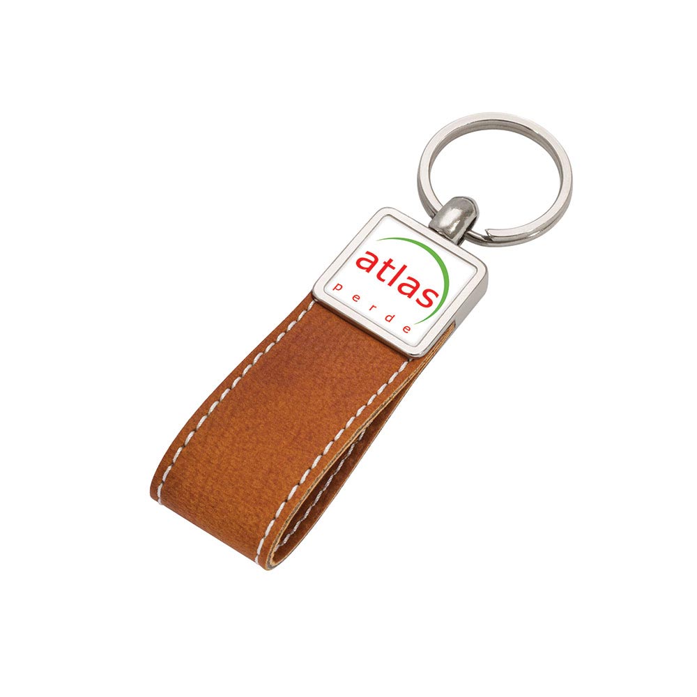 8020 T Leather Keychain