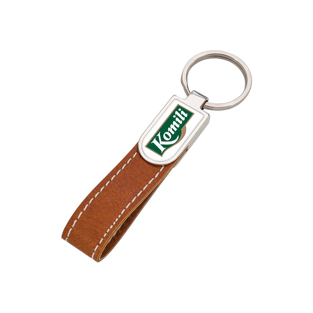 8070 T Leather Keychain