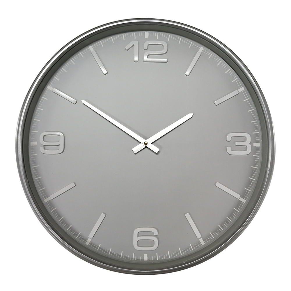 902 - KKA Wall Clock Silver