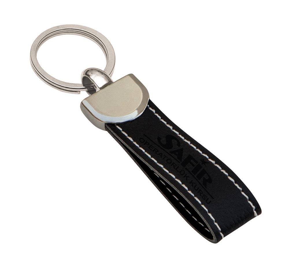 9040 S Leather Keychain