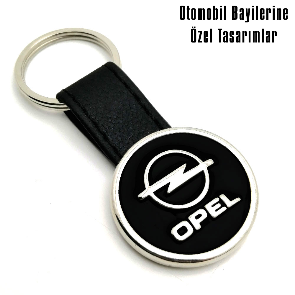 9041 Opel Deri Anahtarlık