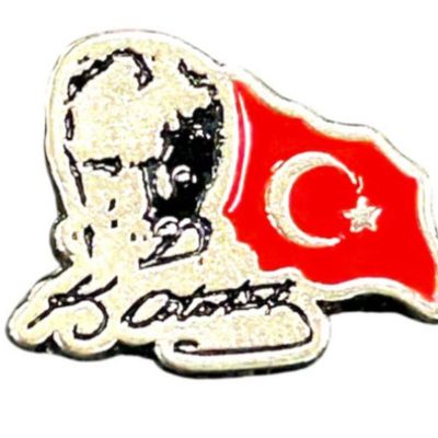 HMR-104-N Renkli Atatürk Bayrak Rozet - HEDİYELİK ÜRÜNLER - Rozetler ...