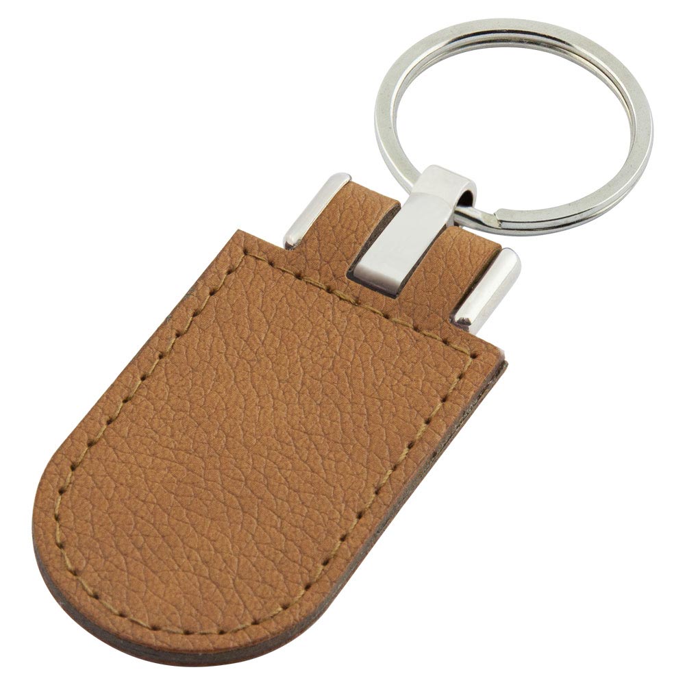 TD-02-T Leather Keychain